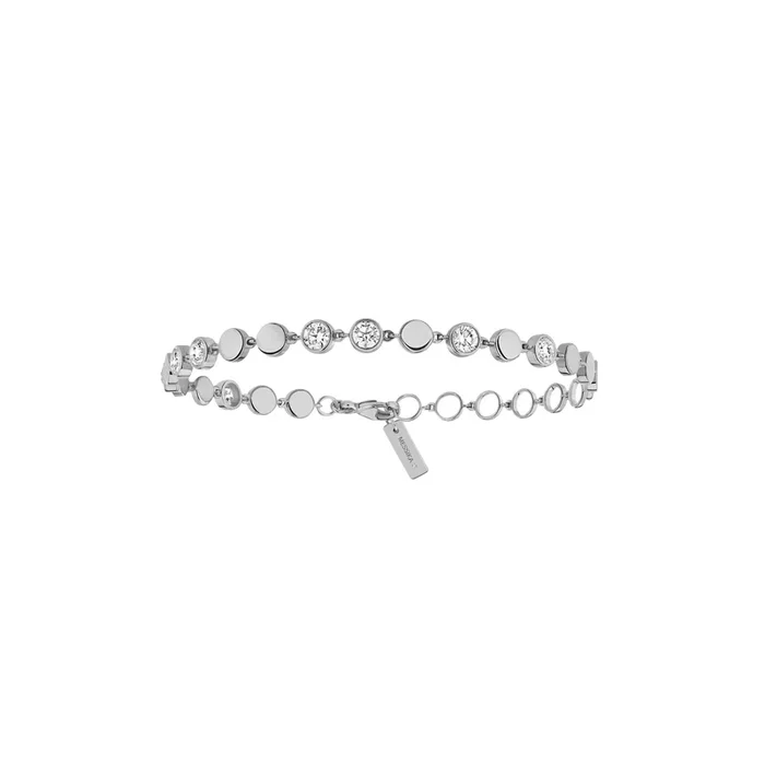 Messika D-Vibes medium model bracelet in white gold and diamonds – Lepage