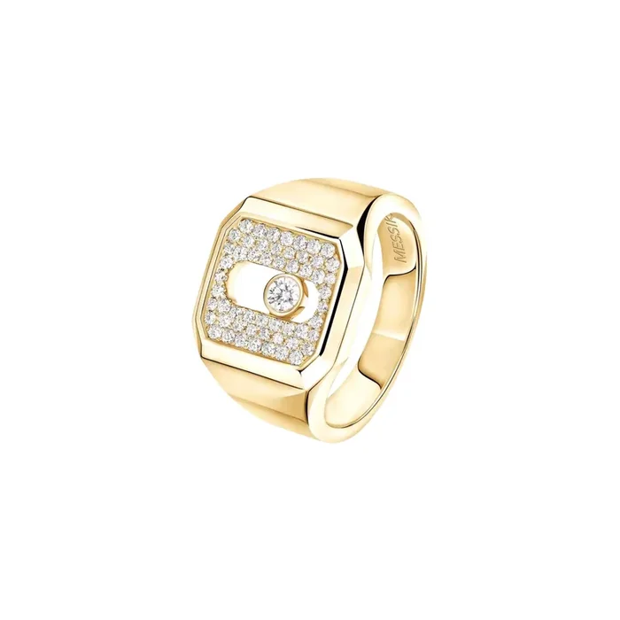 Messika Move Joaillerie Ring in yellow gold and diamonds | Lepage