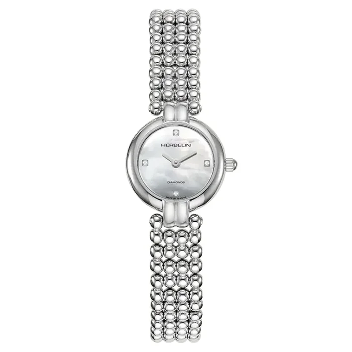 Michel Herbelin Perles quartz Watch 22 mm 17433B89 – Lepage