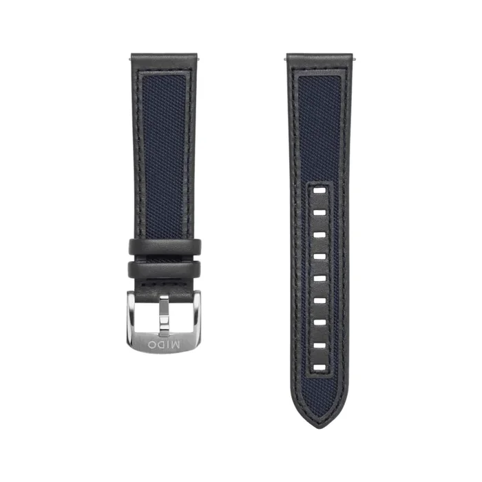 Mido Ocean Star 39 mm strap – Fabric and Leather 20 mm – Choice of colors – Lepage