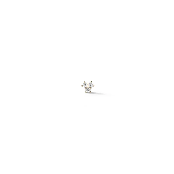 Mini Diamond Single Trio Stud