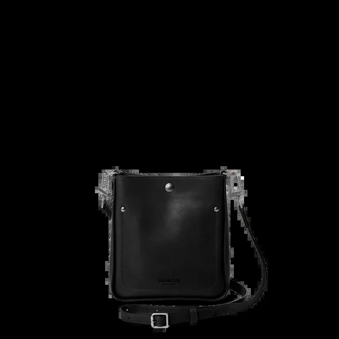 Mini Pocket Crossbody Bag – Black