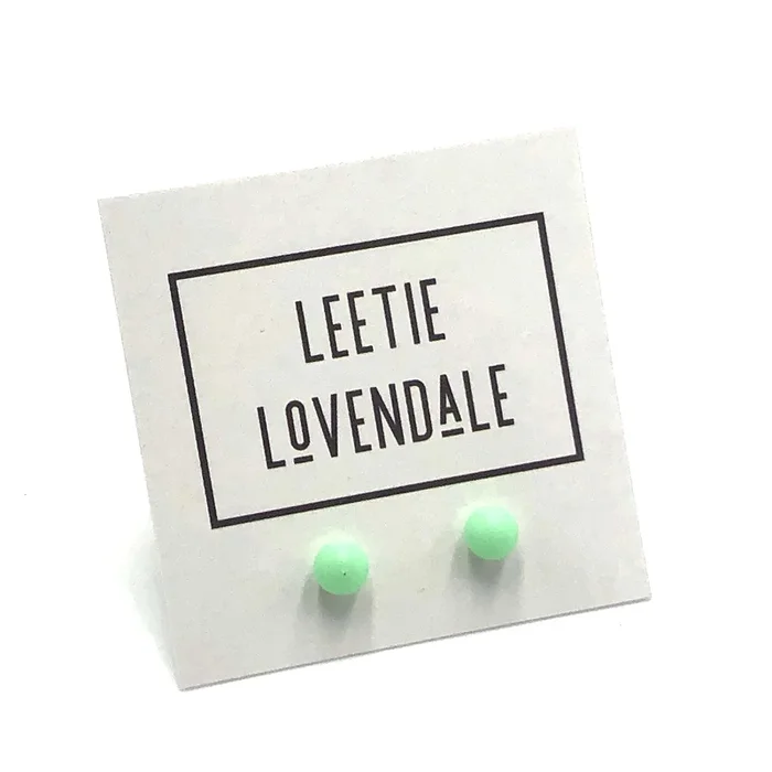 Mint Stud Earrings
