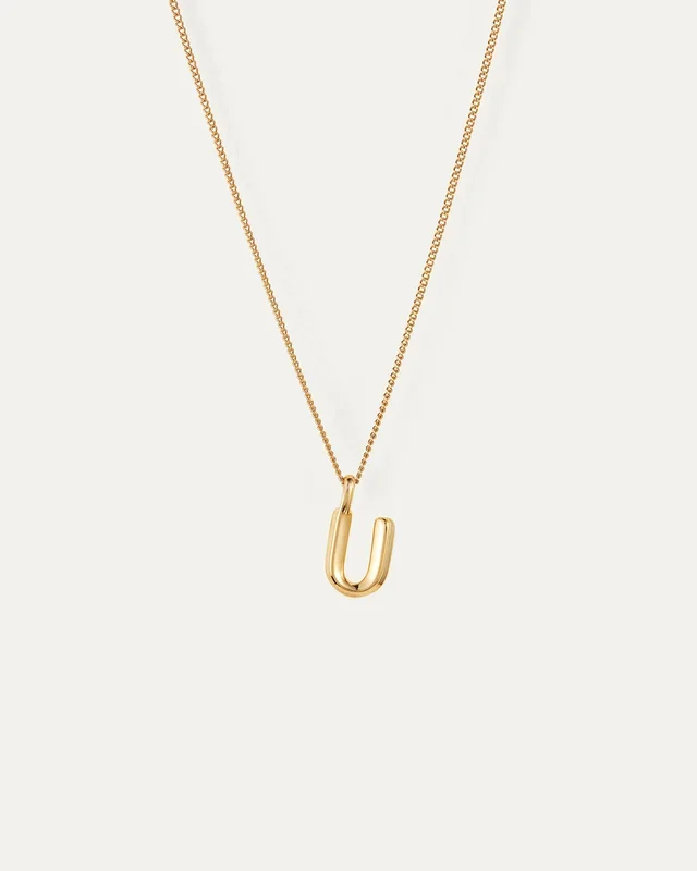 Monogram Necklace – U