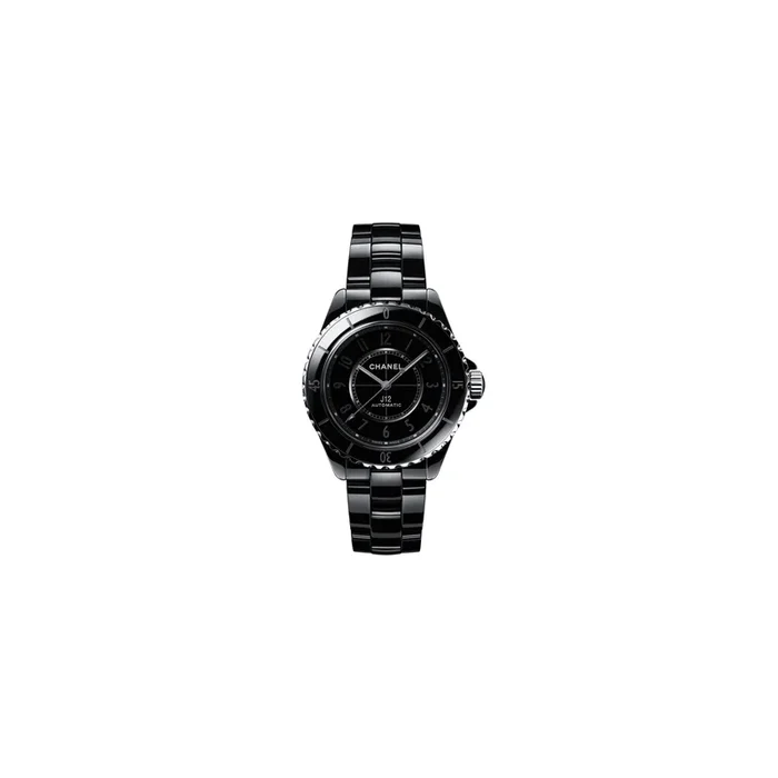 Montre CHANEL J12 Phantom bracelet céramique haute résistance noire 38 mm
