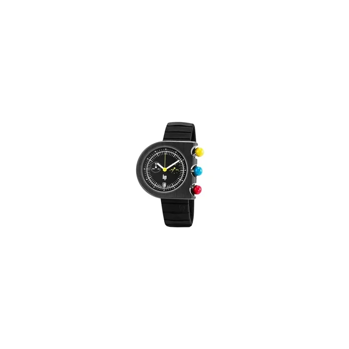 Montre Lip Mach 2000 chronographe quartz acier noir 670080 – Lepage