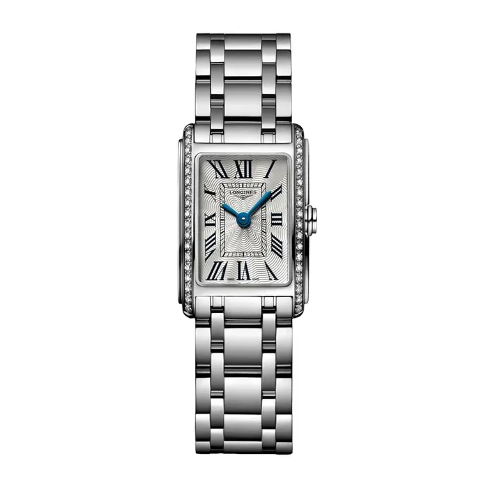 Montre Longines DolceVita quartz chiffres romains boîtier serti – Lepage
