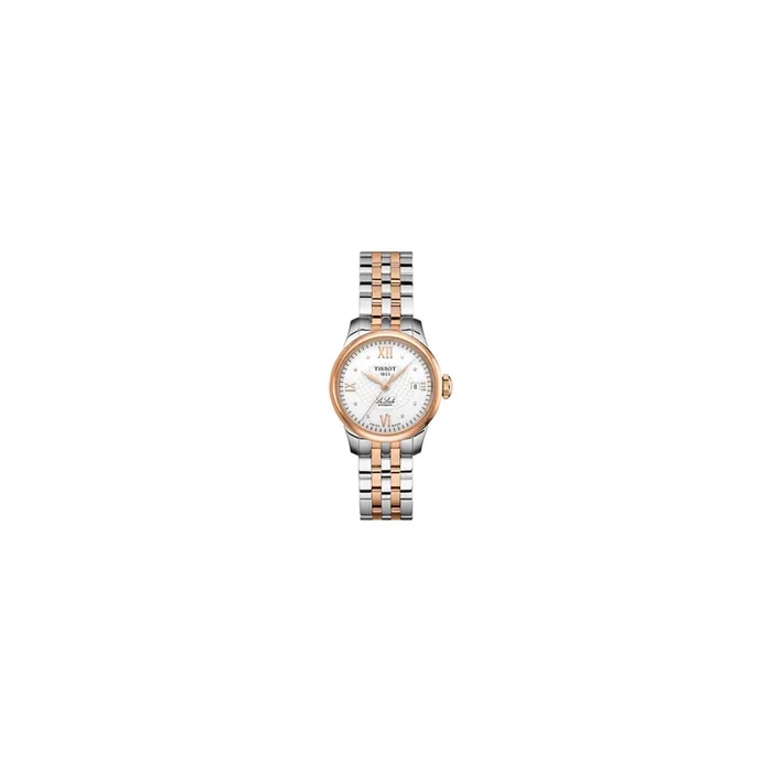 Montre Tissot T-Classic Le Locle Lady automatique acier PVD doré rose 25,3 mm T41218316 – Lepage