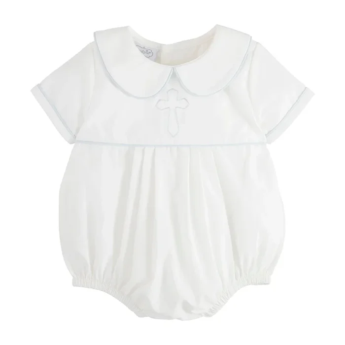Mud Pie Boy Cross Poplin Bubble