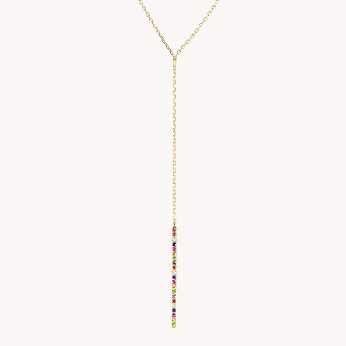 Multicolor Iris Necklace