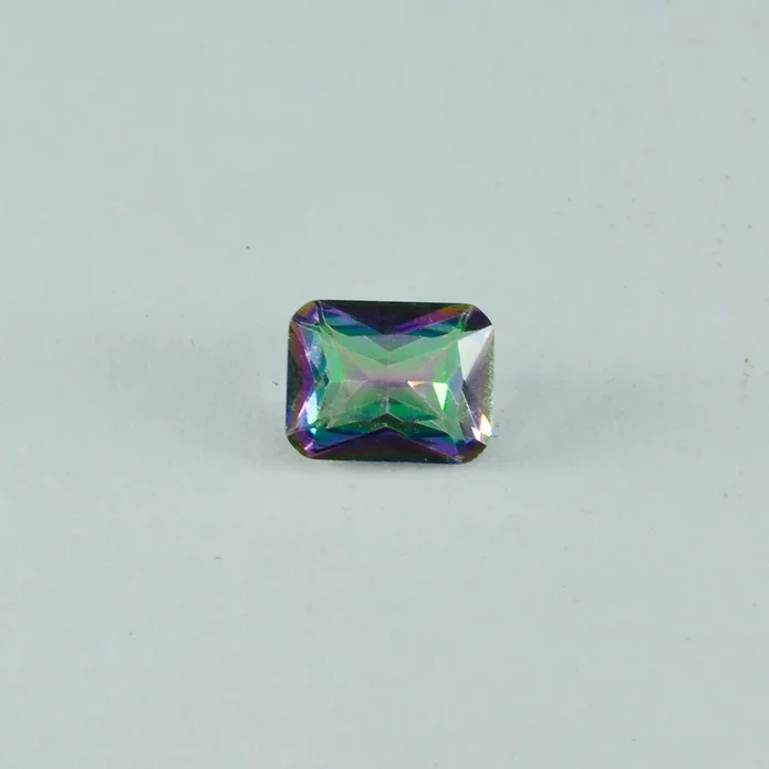 Mystic Quartz 1PC Chunky 13×18 MM Emerald Faceted Multicolor Brilliant Semi Precious Loose Gems