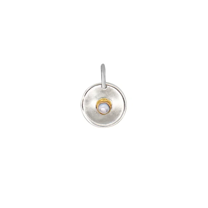 Natural Talent Birthstone Charm Pendant – June/ Pearl