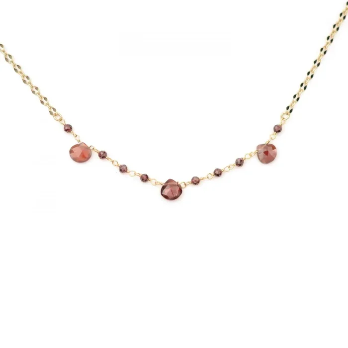 Necklace – Byzantium (garnet)