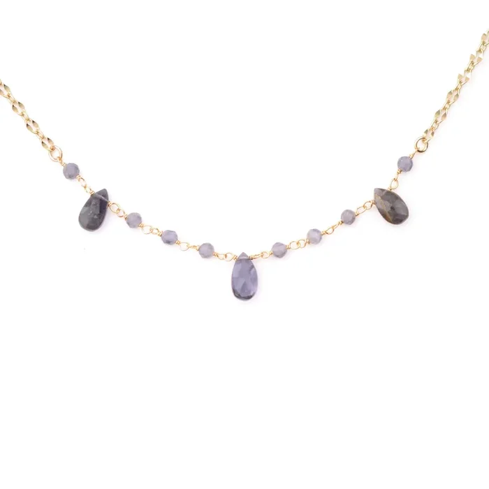 Necklace – Byzantium (iolite)