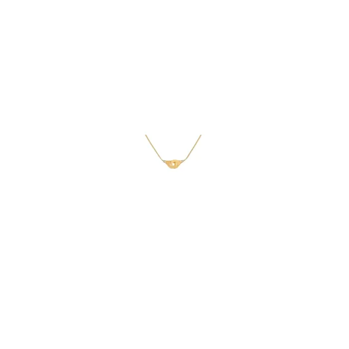 Necklace Cuffs dinh van R12 in yellow gold and diamonds 652611 – Lepage