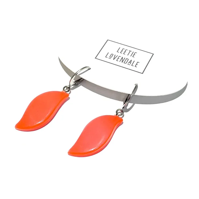 Neon Melon Moonglow Swish Cuff Hoops