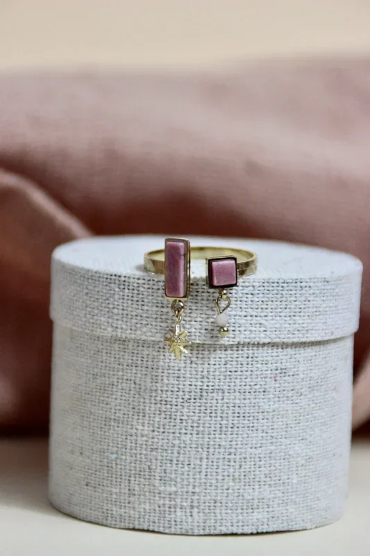 Nola ring – open and bohemian jeweled