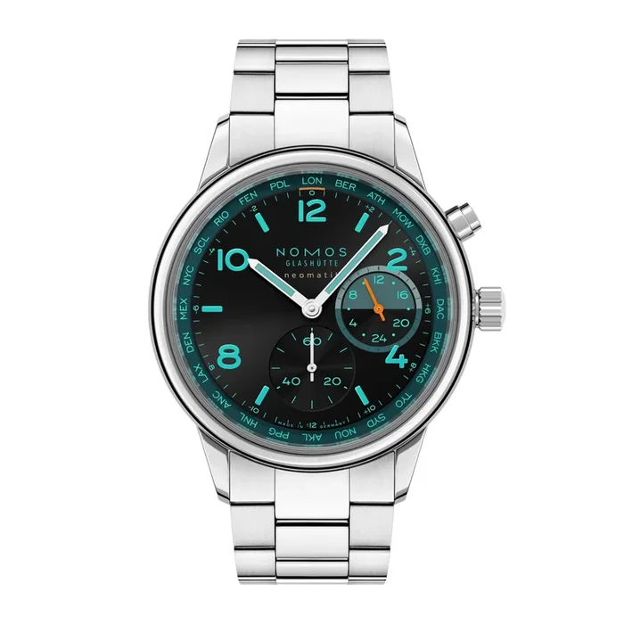 Nomos Club Sport Neomatik Worldtimer “Night Navigation” Trace – Lepage