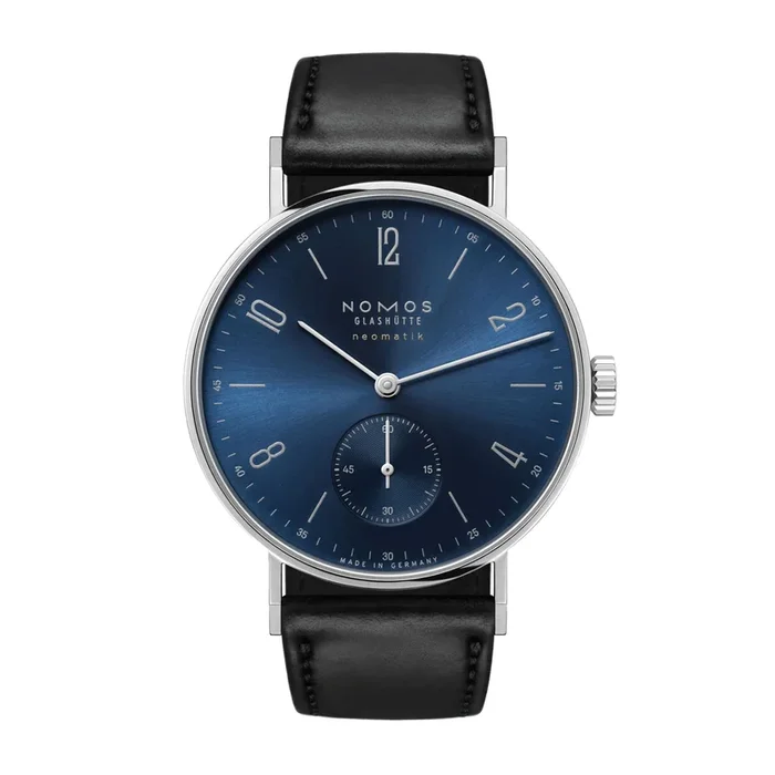Nomos Tangente Neomatik Blue Gold automatic 35 mm Watch 190 | Lepage