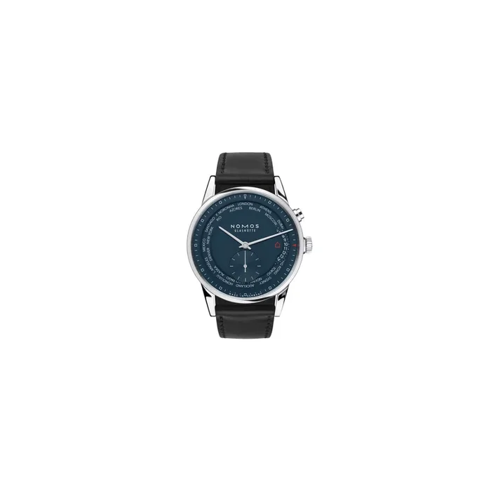 Nomos Zürich world time automatic watch Nomos Zürich night blue dial 807 – Lepage