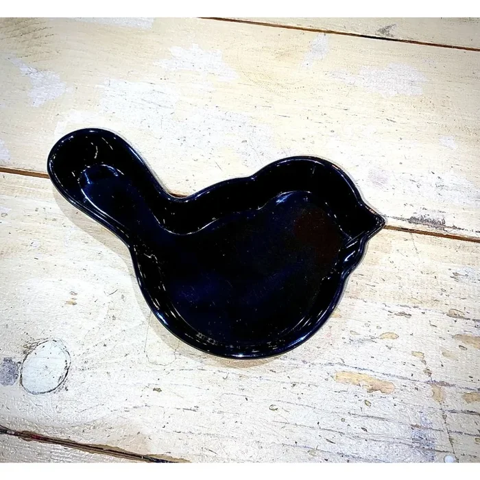 Nora Fleming Grey Bird Trinket Dish **RETIRED**