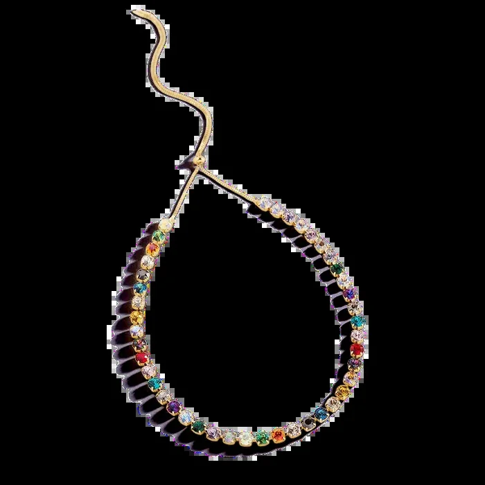 Ombré Crystal Adjustable Necklace