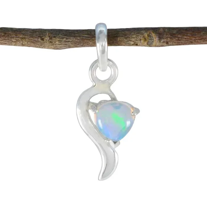 Opal Minimalist Japanese 92.5 Silver Solitaire Yuna valentine White Pendant Jewellery