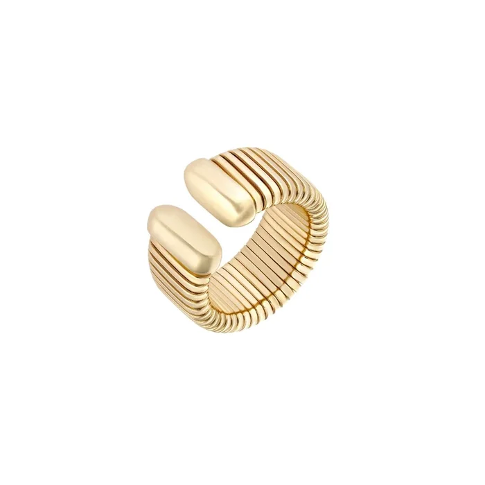 Open Flex Italian Ring in 14K Yellow Gold