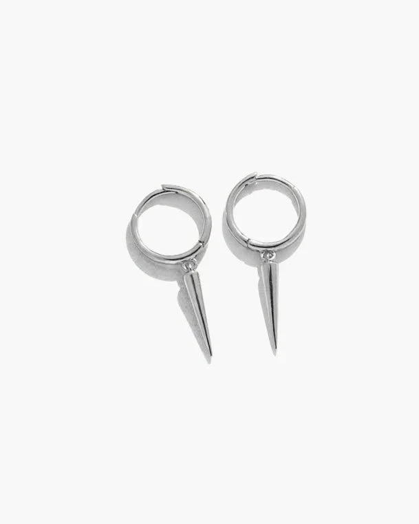 Orecchini Spike in Argento