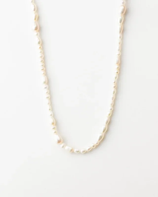 Organic Pearl Strand Necklace