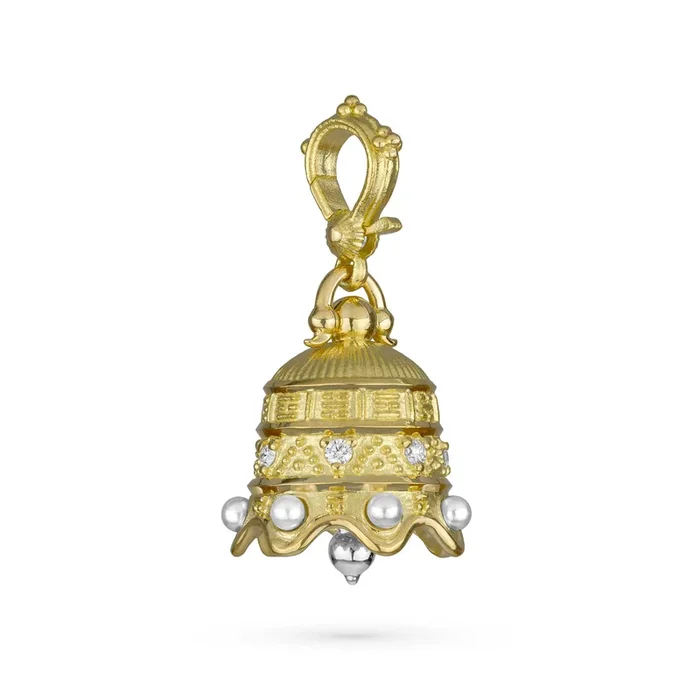 Paul Morelli Pearl & Diamond Temple Meditation Bell