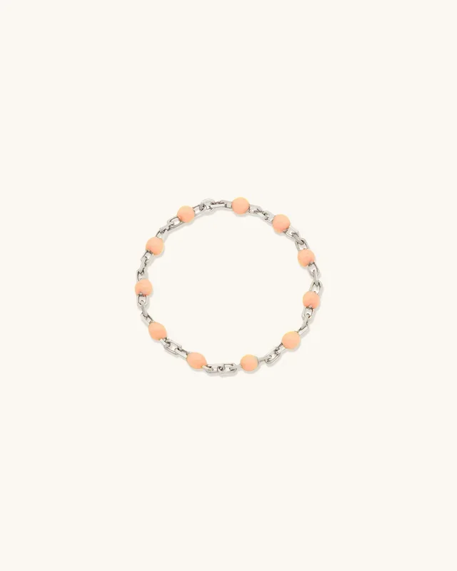 Peach Fuzz Candy Chain Ring