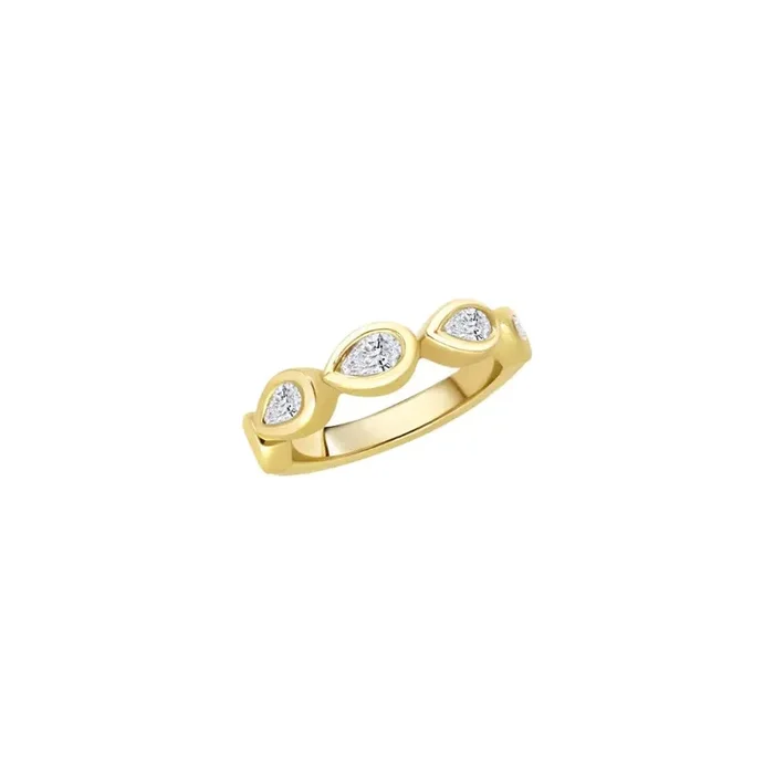 Pear Shaped Diamond Ring