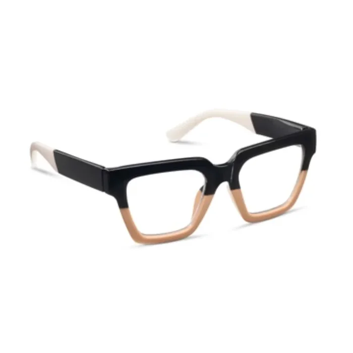 Peepers by PeeperSpecs Take a Bow – Black/Tan Reading Glasses