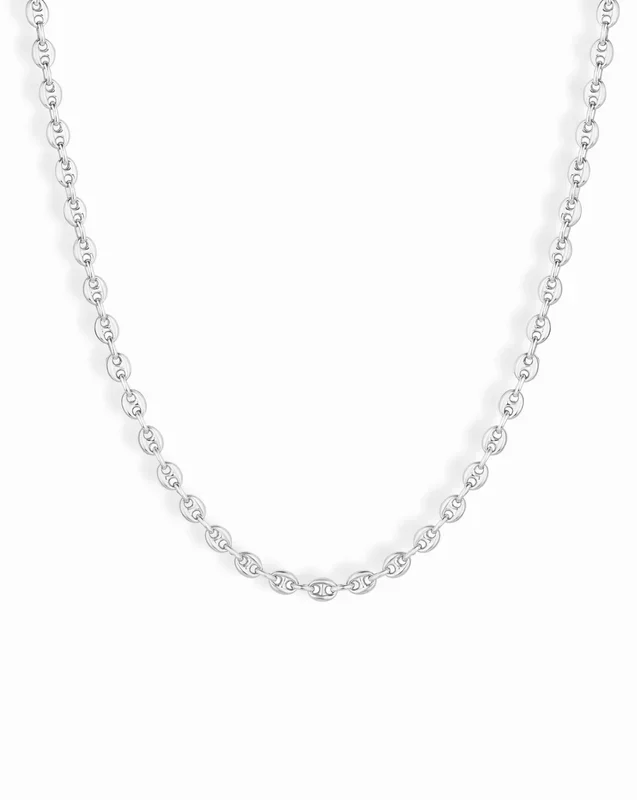 Petite Puffy Mariner Chain Necklace