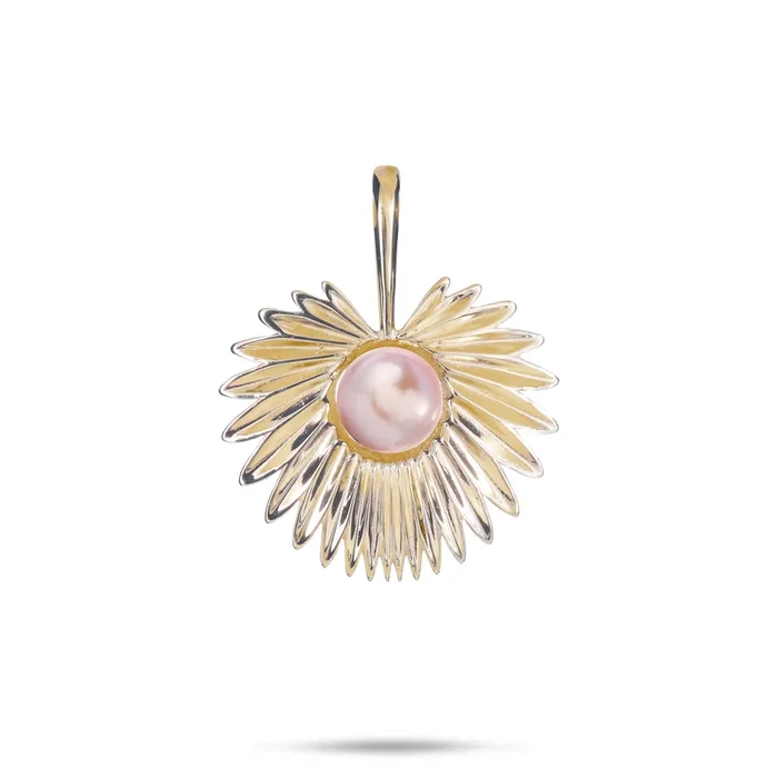 Pick A Pearl Kailua Palms Pendant in Gold – 20mm