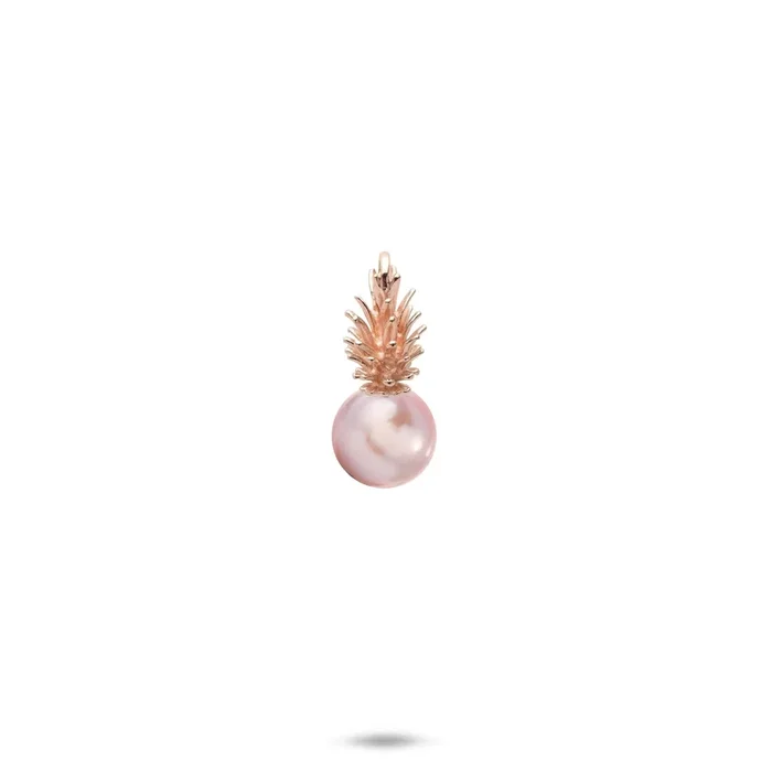 Pick A Pearl Pineapple Pendant in Rose Gold – 12mm