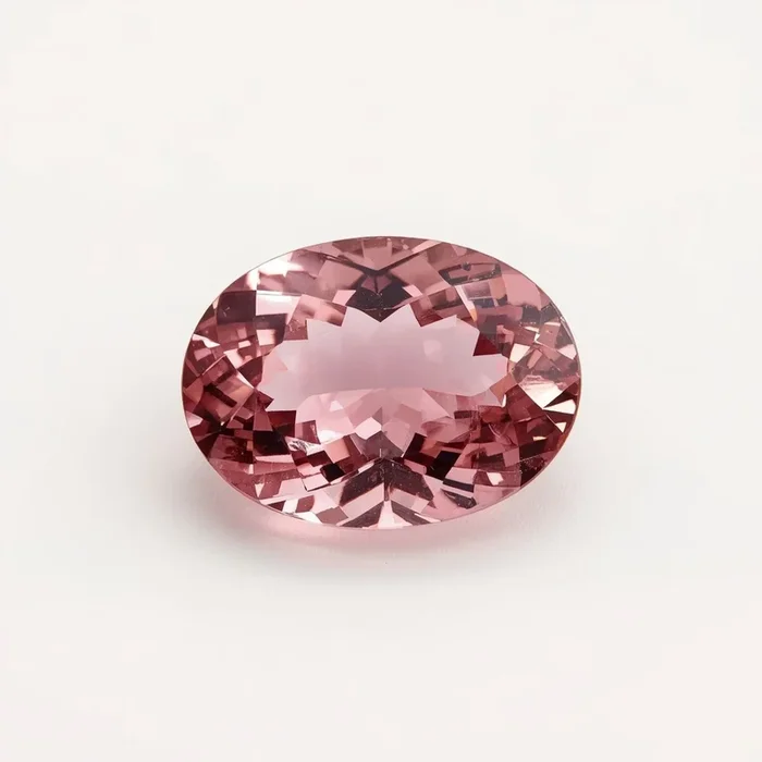 Pink Tourmaline 1PC Small 6×9 MM Oval Faceted Pink Sparkling Semi Precious Loose Gemstone