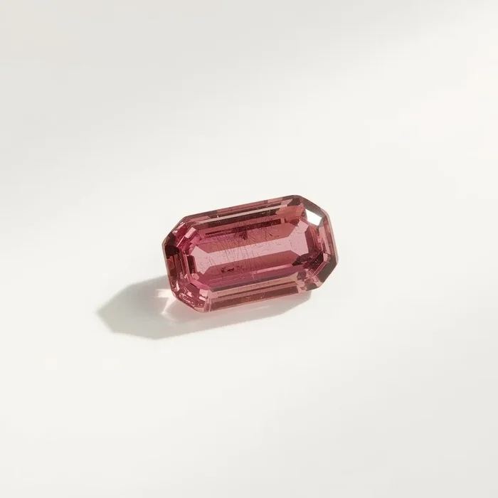 Pink Tourmaline 1PC Tiny 3×6 MM Baguette Faceted Pink Superior Semi Precious Gems