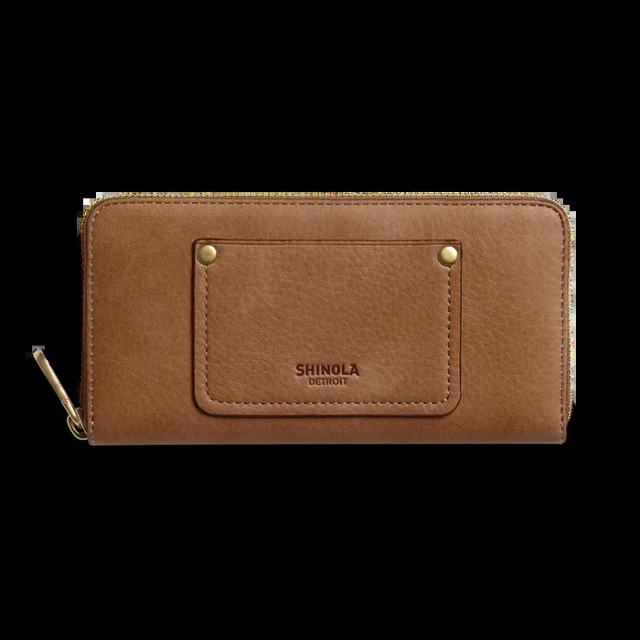 Pocket Zip Wallet – Tan