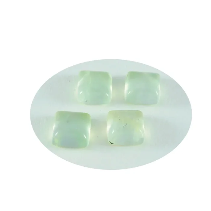 Prehnite 1PC Large 11×11 MM Square Cabochon Green Fine semi Precious Gems