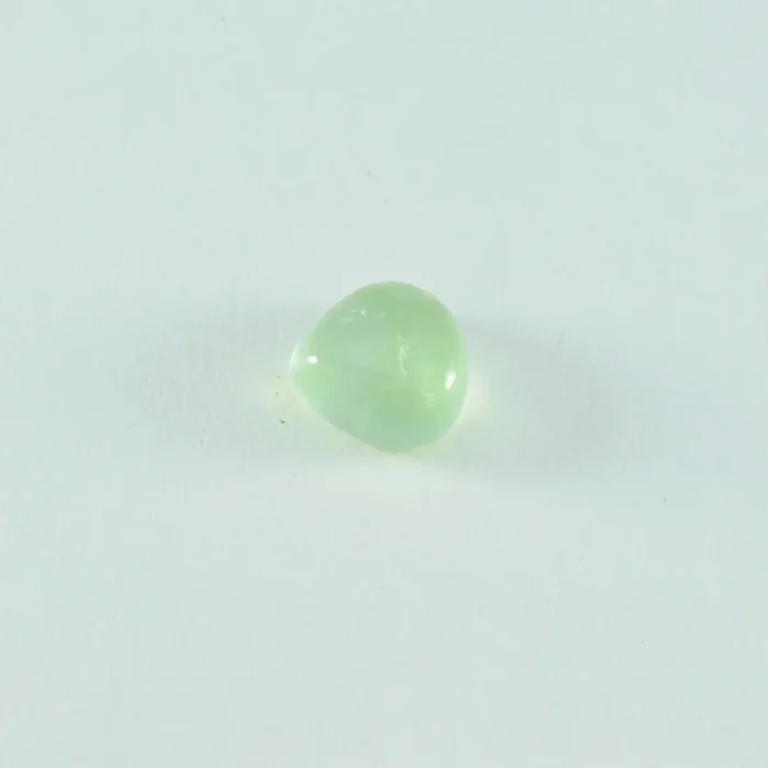 Prehnite 1PC Medium 9×9 MM Heart Cabochon Green Natural semi Precious Gems