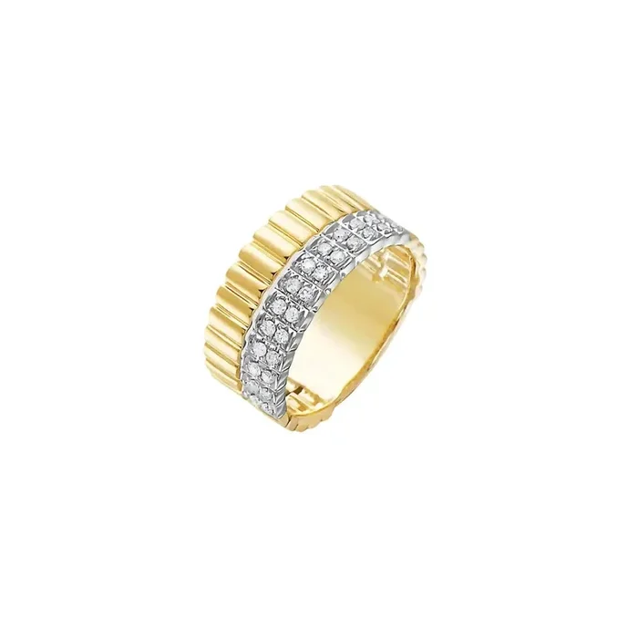 Radiance Double-Line Diamond Band
