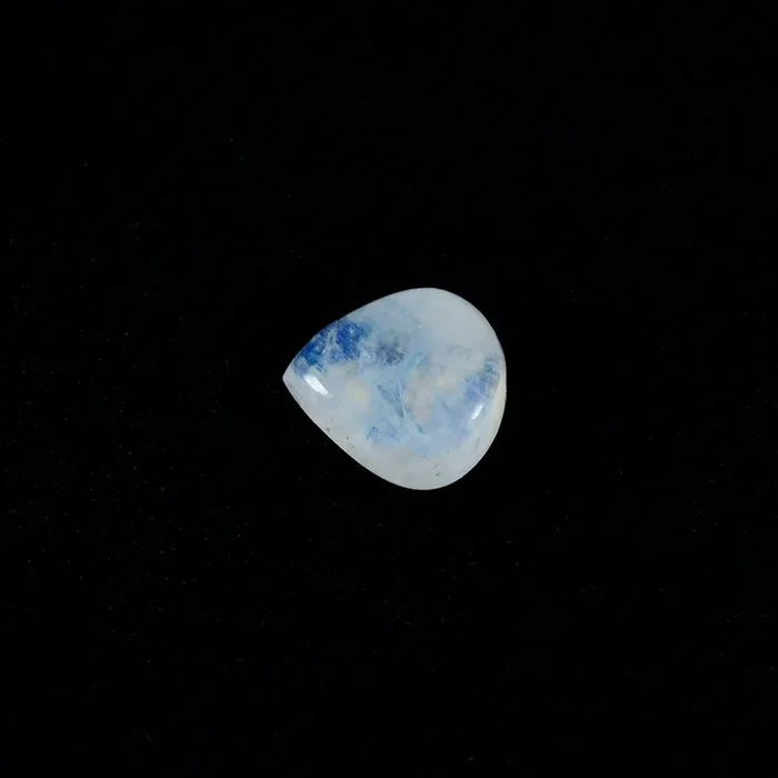 Rainbow Moonstone 1PC Large 11×11 MM Heart Cabochon White Sparkling semi Precious Loose Gemstone