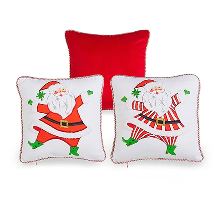 Raz Imports 12″ Dancing Santa Pillow