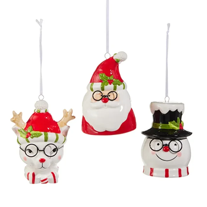 Raz Imports 4″ Holly-Day Friends Ornament