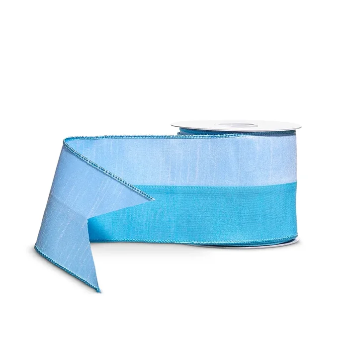 Raz Imports 4″ X 10 Yds Blue Two Tone Wired Ribbon