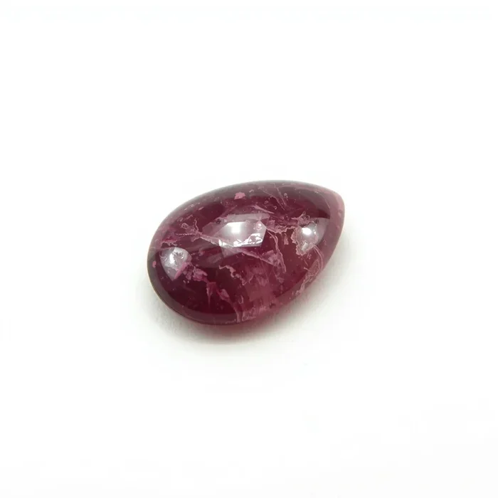 Red Jade 10PC Tiny 4×6 MM Pear Cabochon Red Sparkling semi Precious Gems