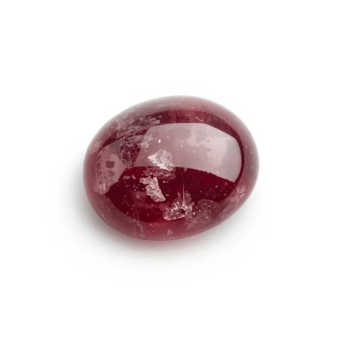 Red Jade 1PC Medium 8×10 MM Oval Cabochon Red Polished semi Precious Loose Gems