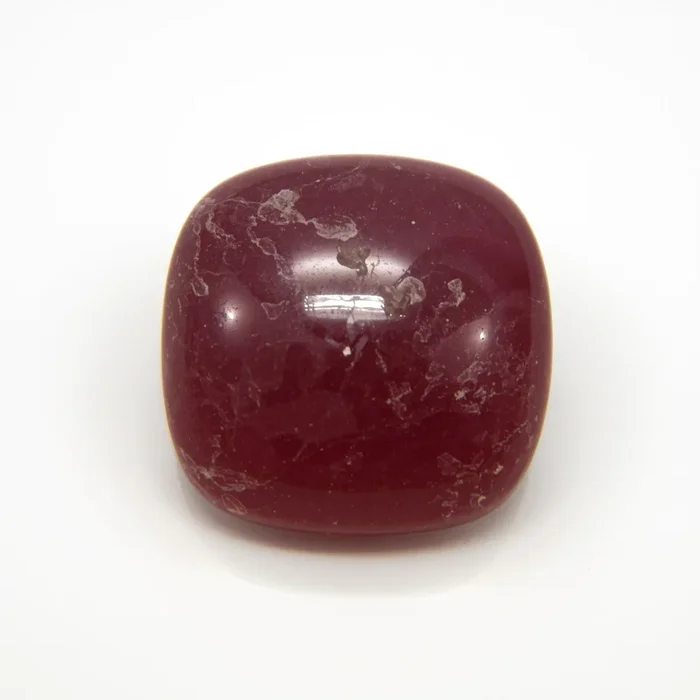 Red Jade 1PC Small 7×7 MM Cushion Cabochon Red Superior semi Precious Gems